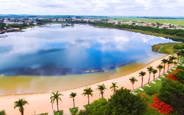 Lagoa de Lagoa da Prata, vista aérea